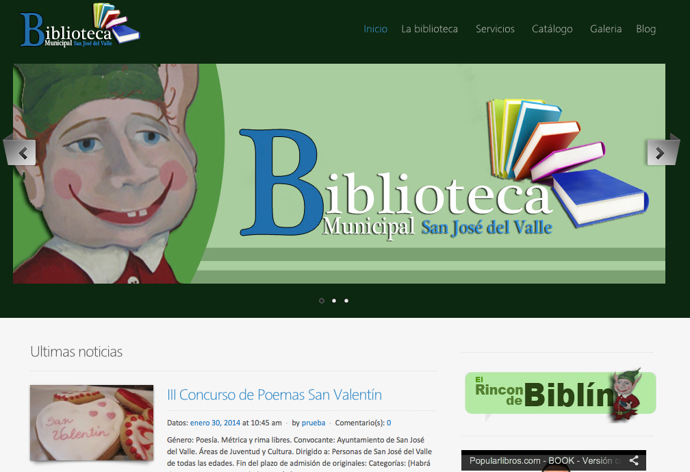 La biblioteca de San José del Valle apuesta por las redes sociales.