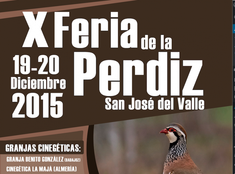 X FERIA DE LA PERDIZ de SAN JOSE DEL VALLE