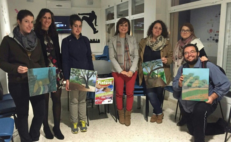 Clausura del taller de pintura del área de juventud
