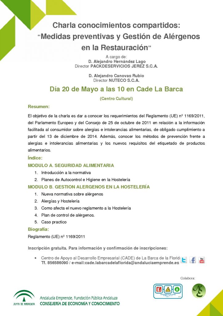 MODELO CARTEL CHARLAS TEMÁTICAS