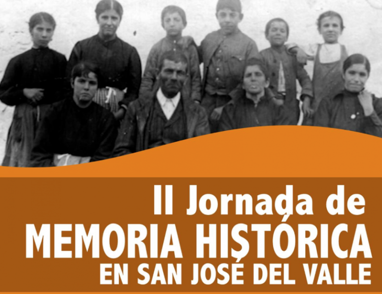 II Jornadas de Memoria Histórica en San José del Valle.