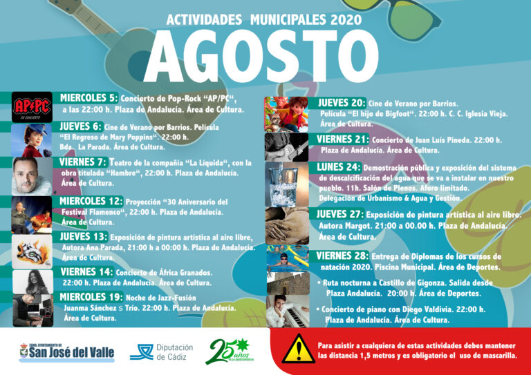 Programación de Agosto